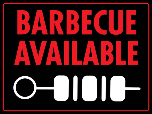 Barbeque Available Sign