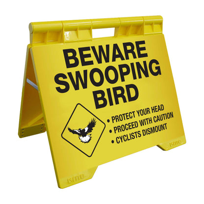 Beware Swooping Bird - Evarite A-Frame Sign