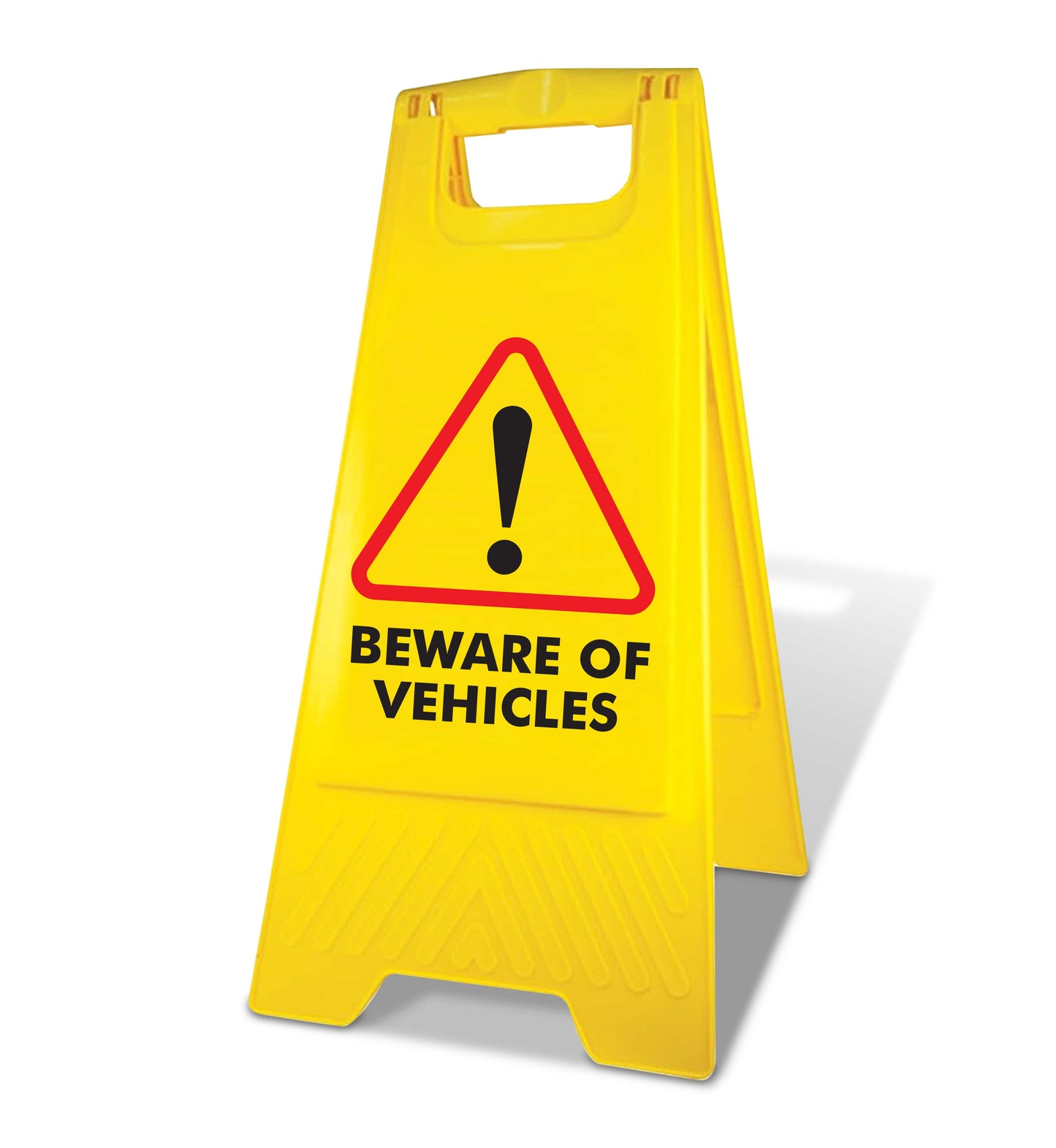 Yellow A-Frame - Beware Of Vehicles