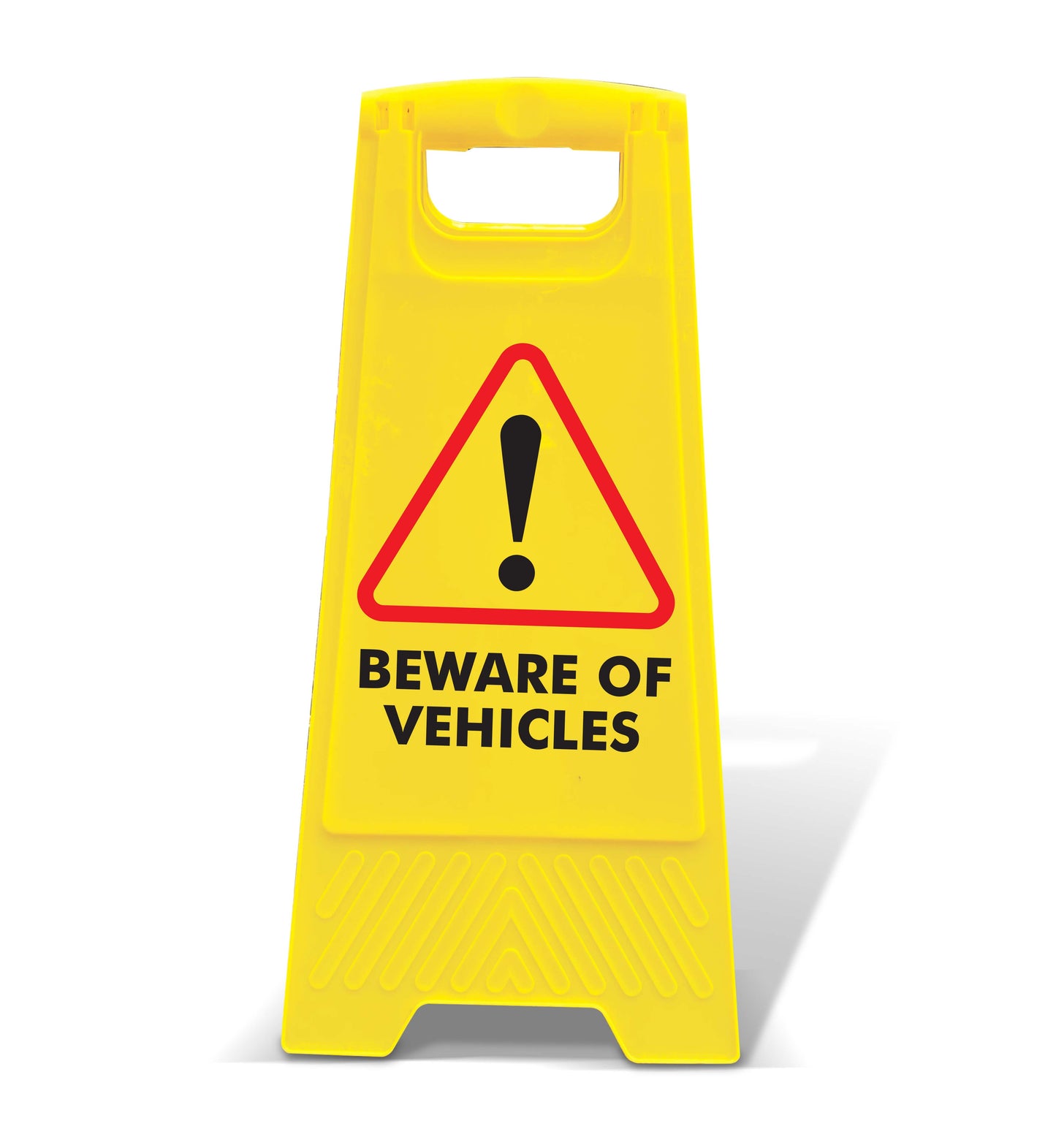 Yellow A-Frame - Beware Of Vehicles