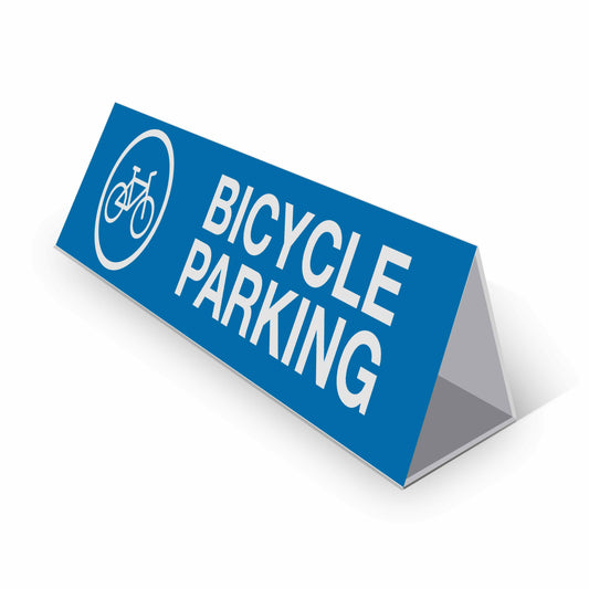 Bicycle Parking - Landscape Corflute Toblerone Signs
