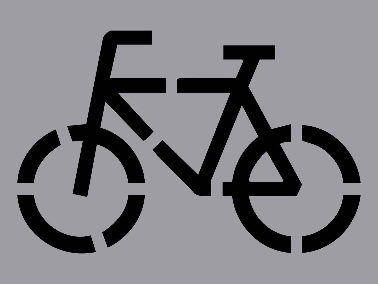 Bicycle - Aluminium Composite Stencil