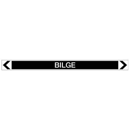 Miscellaneous - Bilge - Pipe Marker Sticker