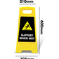 Yellow A-Frame - Slippery When Wet Black