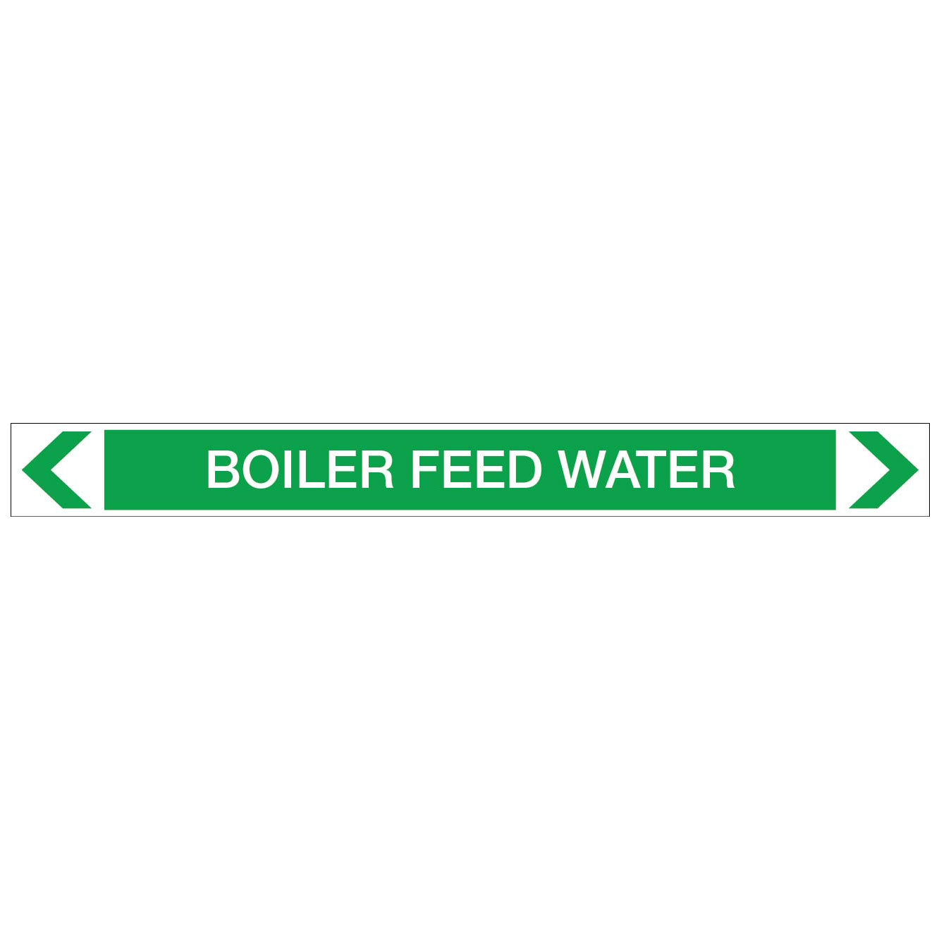 Water - Boiler Feed Water - Pipe Marker Sticker