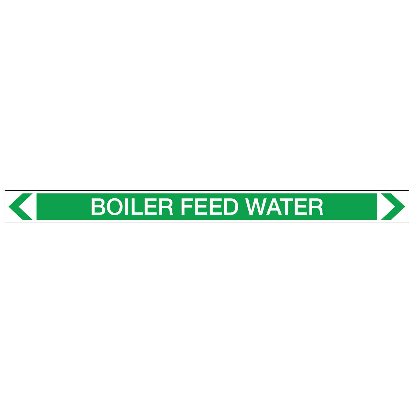 Water - Boiler Feed Water - Pipe Marker Sticker