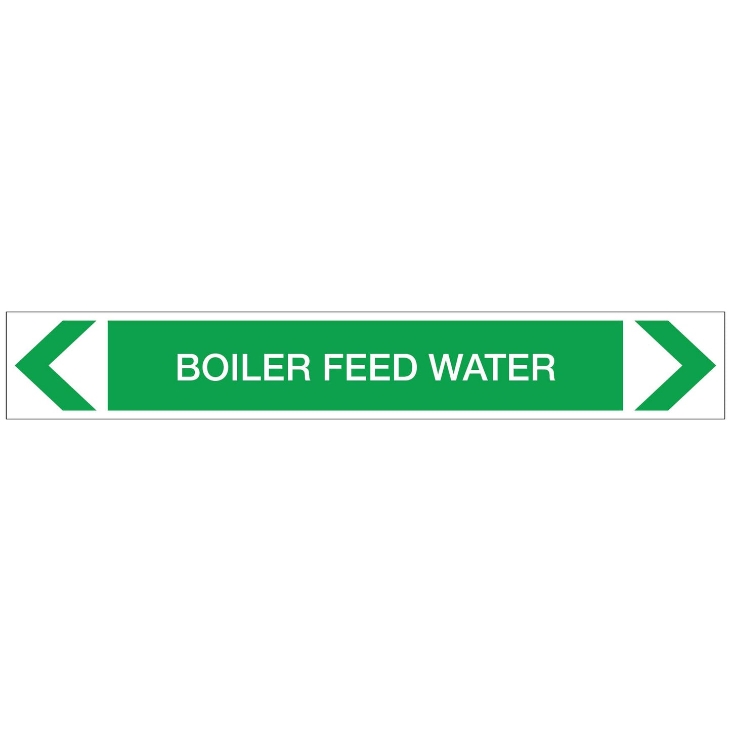 Water - Boiler Feed Water - Pipe Marker Sticker