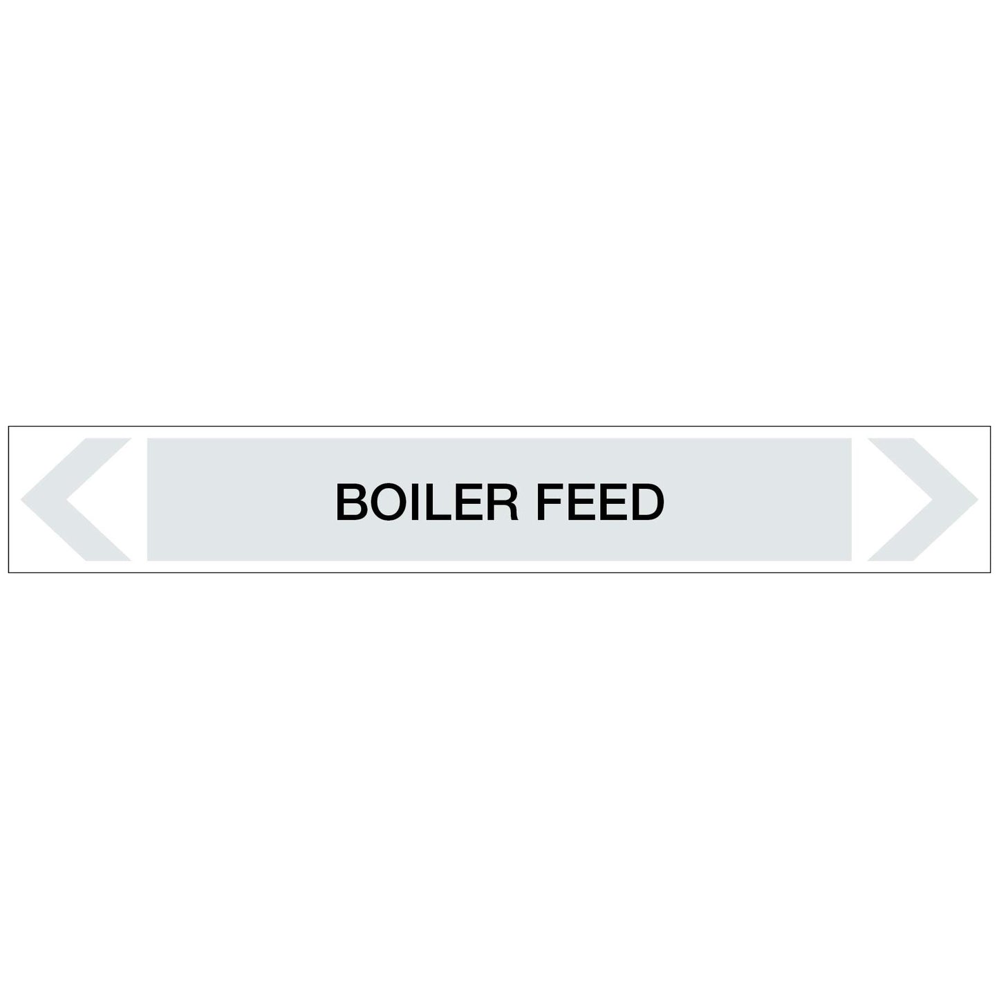 Steam - Boiler Feed - Pipe Marker Sticker
