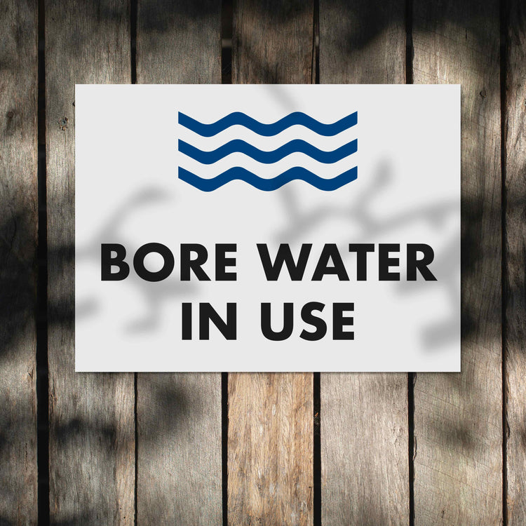 Water Signs | Bore Water Signs | Pond Signs – New Signs