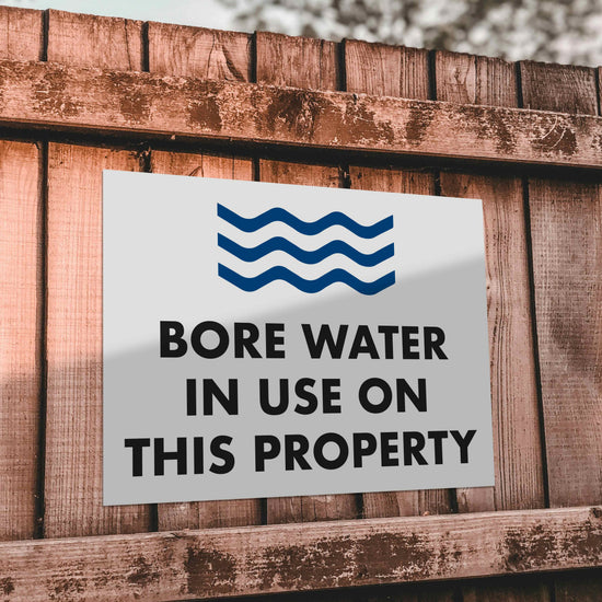 Water Signs | Bore Water Signs | Pond Signs – New Signs