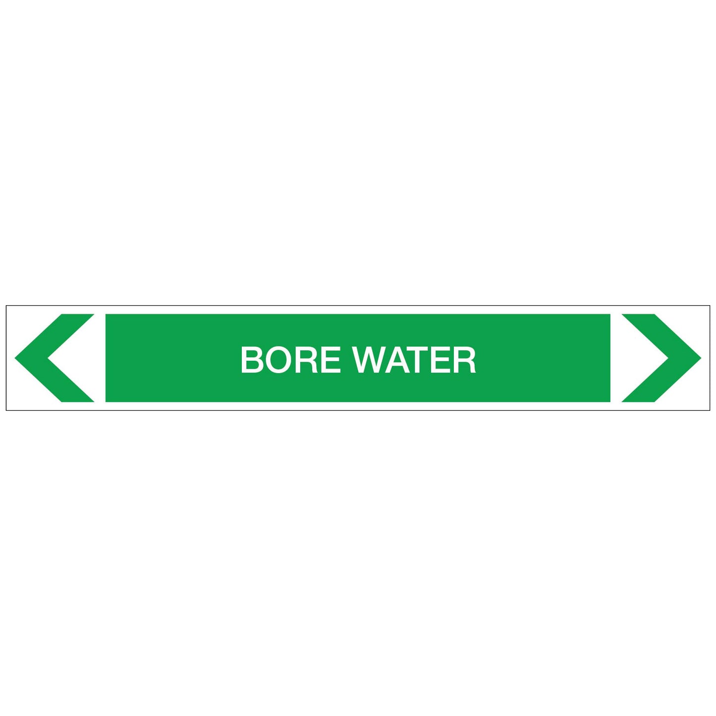 Water - Bore Water - Pipe Marker Sticker