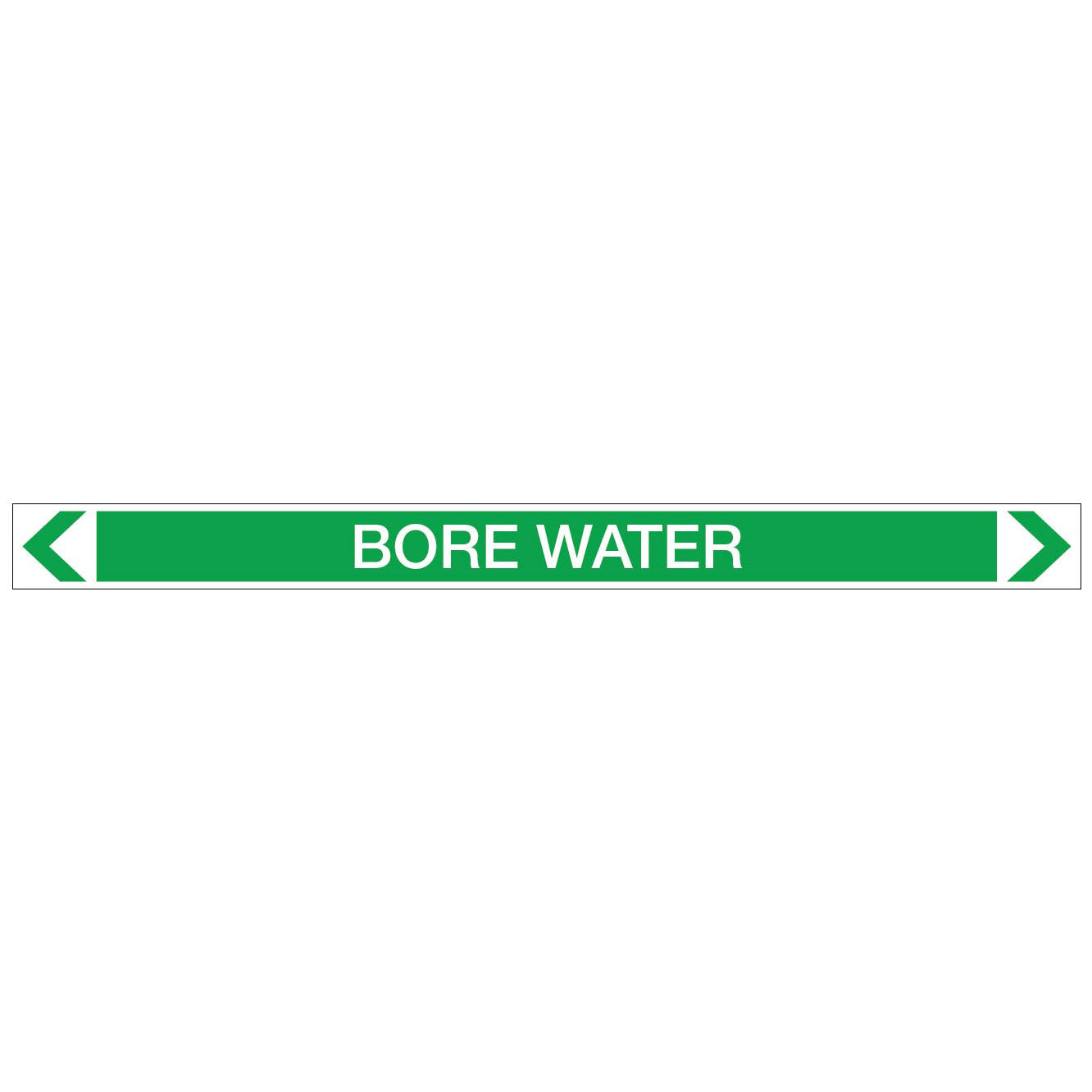 Water - Bore Water - Pipe Marker Sticker