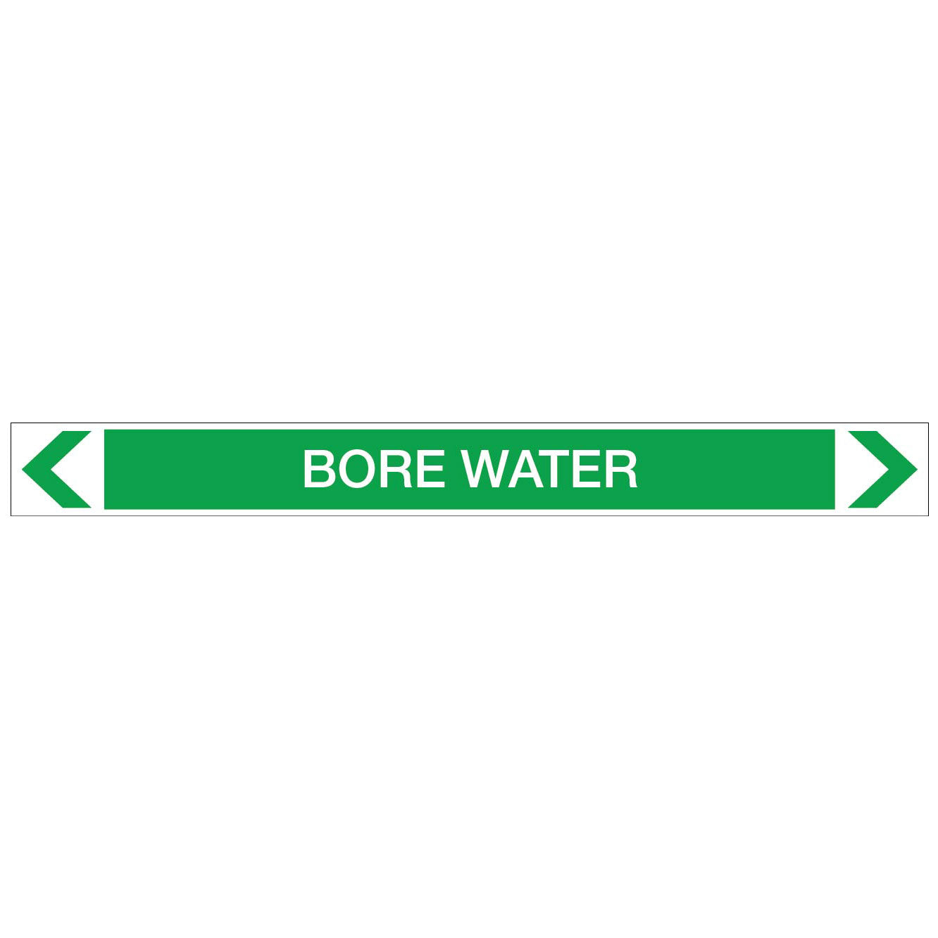 Water - Bore Water - Pipe Marker Sticker