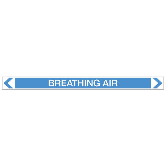 Air - Breathing Air - Pipe Marker Sticker