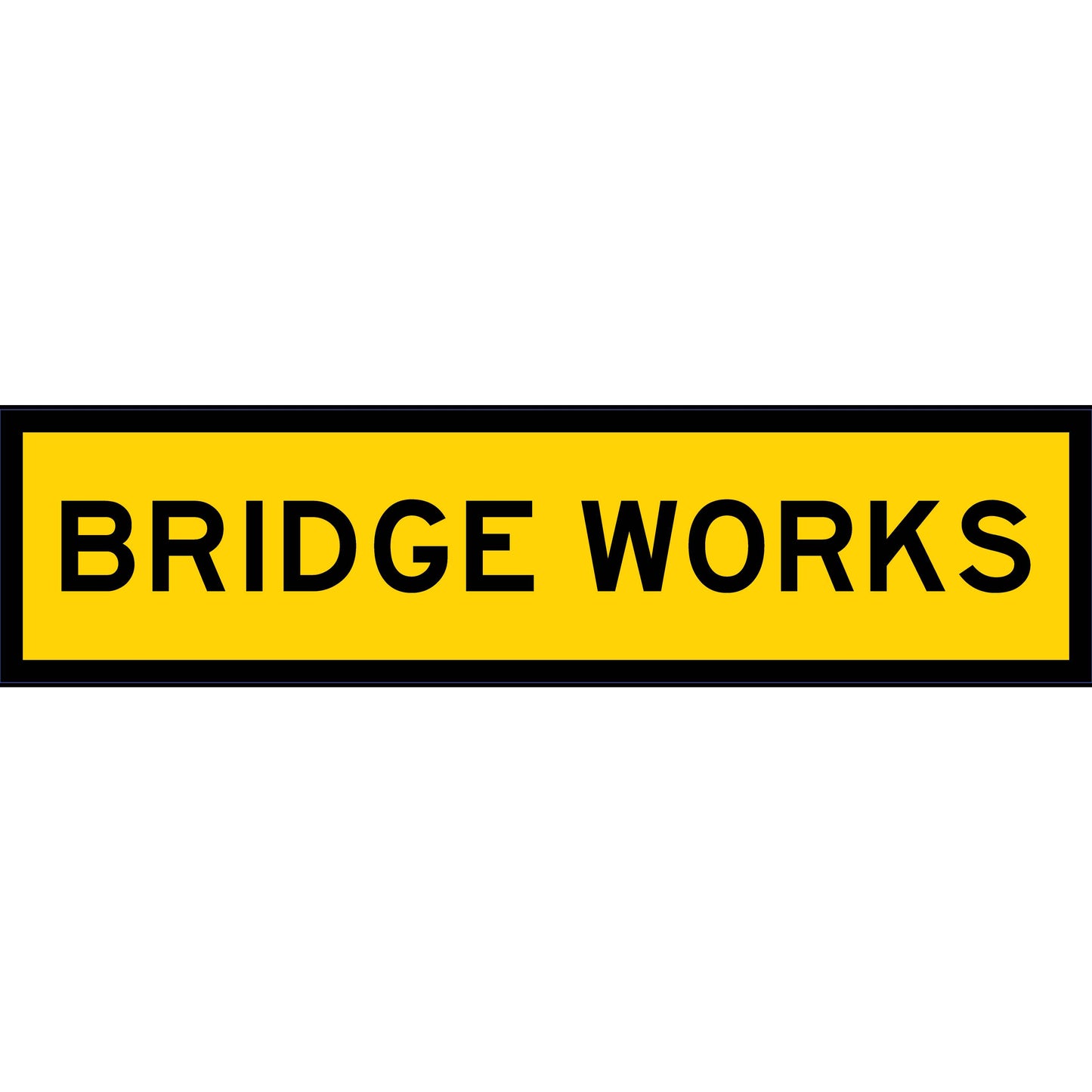 Bridge Works Multi Message Traffic Sign