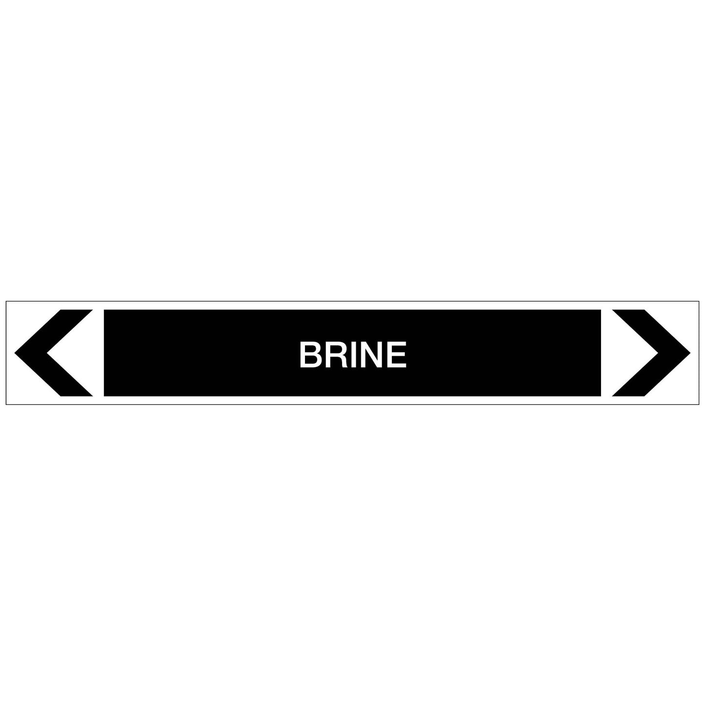 Miscellaneous - Brine - Pipe Marker Sticker