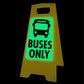 Glow In The Dark - Yellow A-Frame - Buses Only
