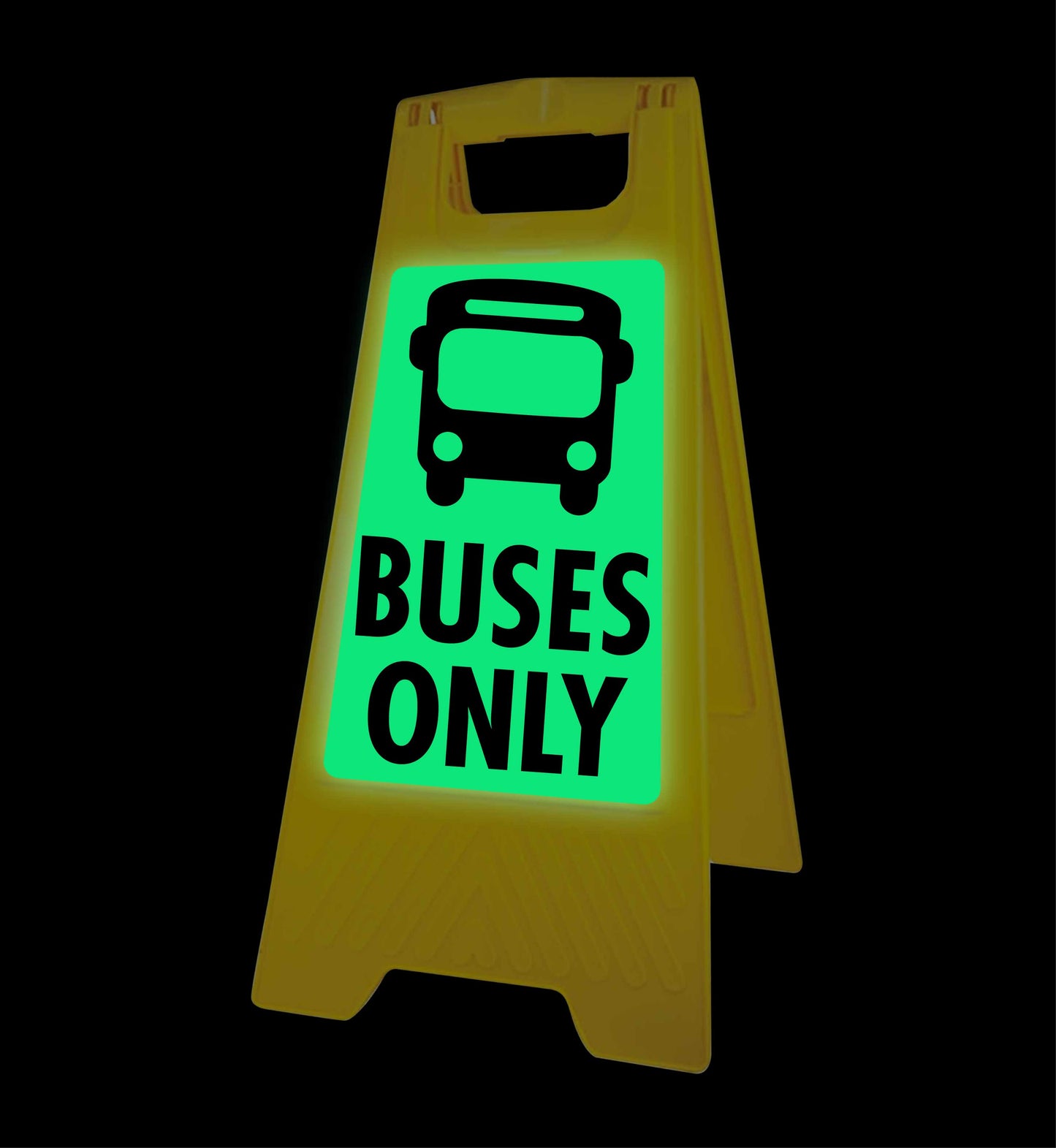 Glow In The Dark - Yellow A-Frame - Buses Only