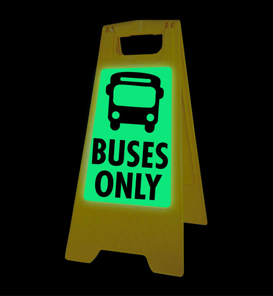 Glow In The Dark - Yellow A-Frame - Buses Only