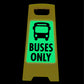 Glow In The Dark - Yellow A-Frame - Buses Only