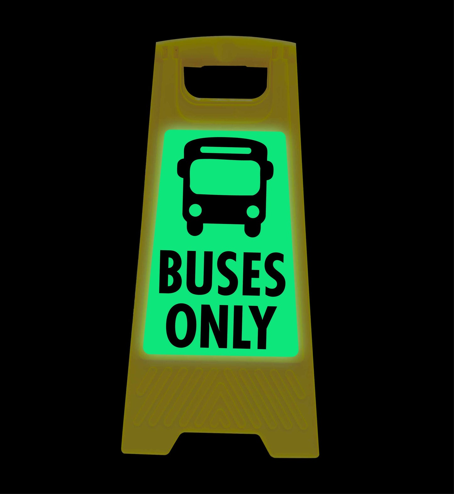 Glow In The Dark - Yellow A-Frame - Buses Only