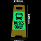 Glow In The Dark - Yellow A-Frame - Buses Only