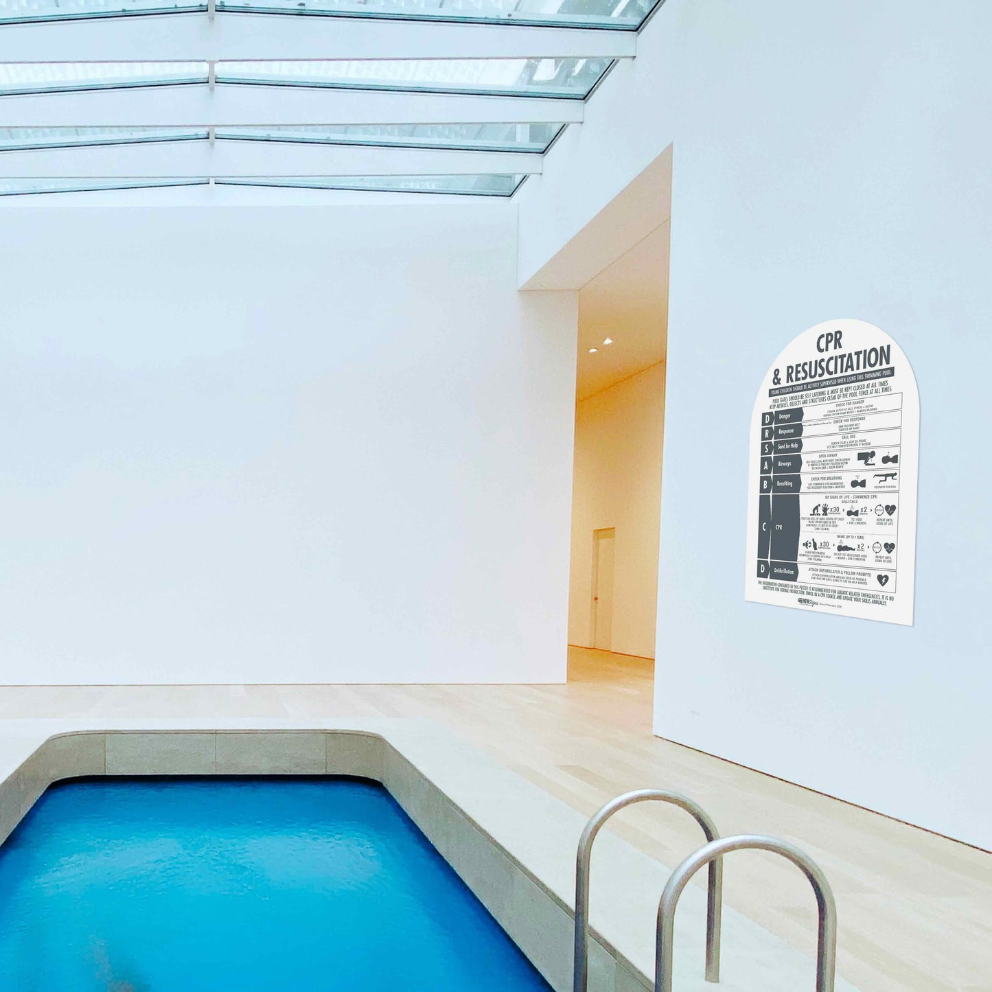 CPR Sign Arch Charcoal