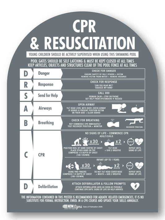 CPR Sign Arch Charcoal Background