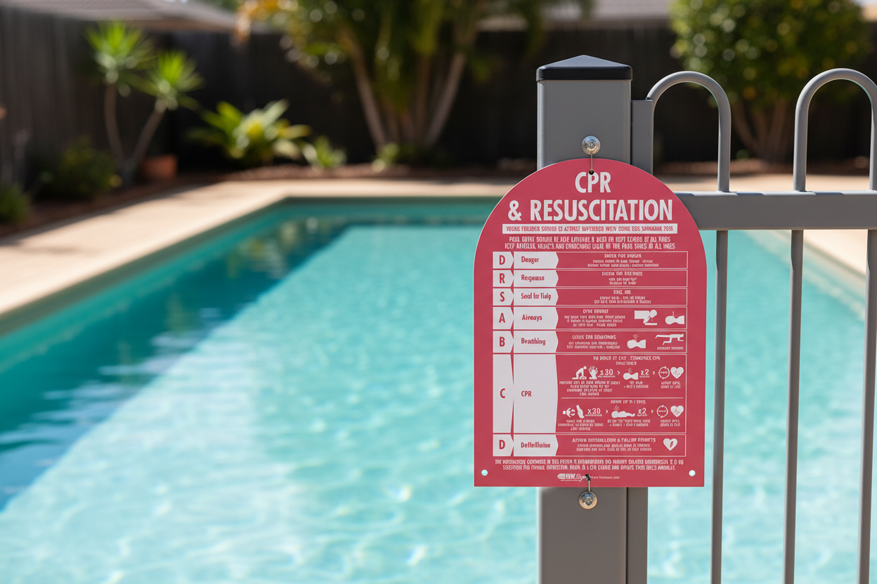 CPR Sign Arch Rose Background