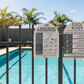 CPR Sign & Pool Rules Sign Pack Arch Charcoal