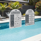 CPR Sign & Pool Rules Sign Pack Arch Charcoal