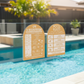 CPR Sign & Pool Rules Sign Pack Arch Sand Background