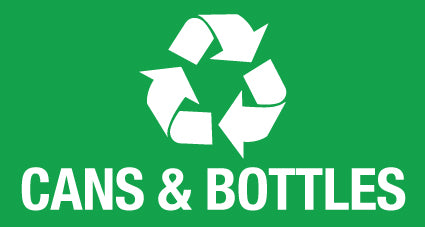 Cans & Bottles Bin Sticker