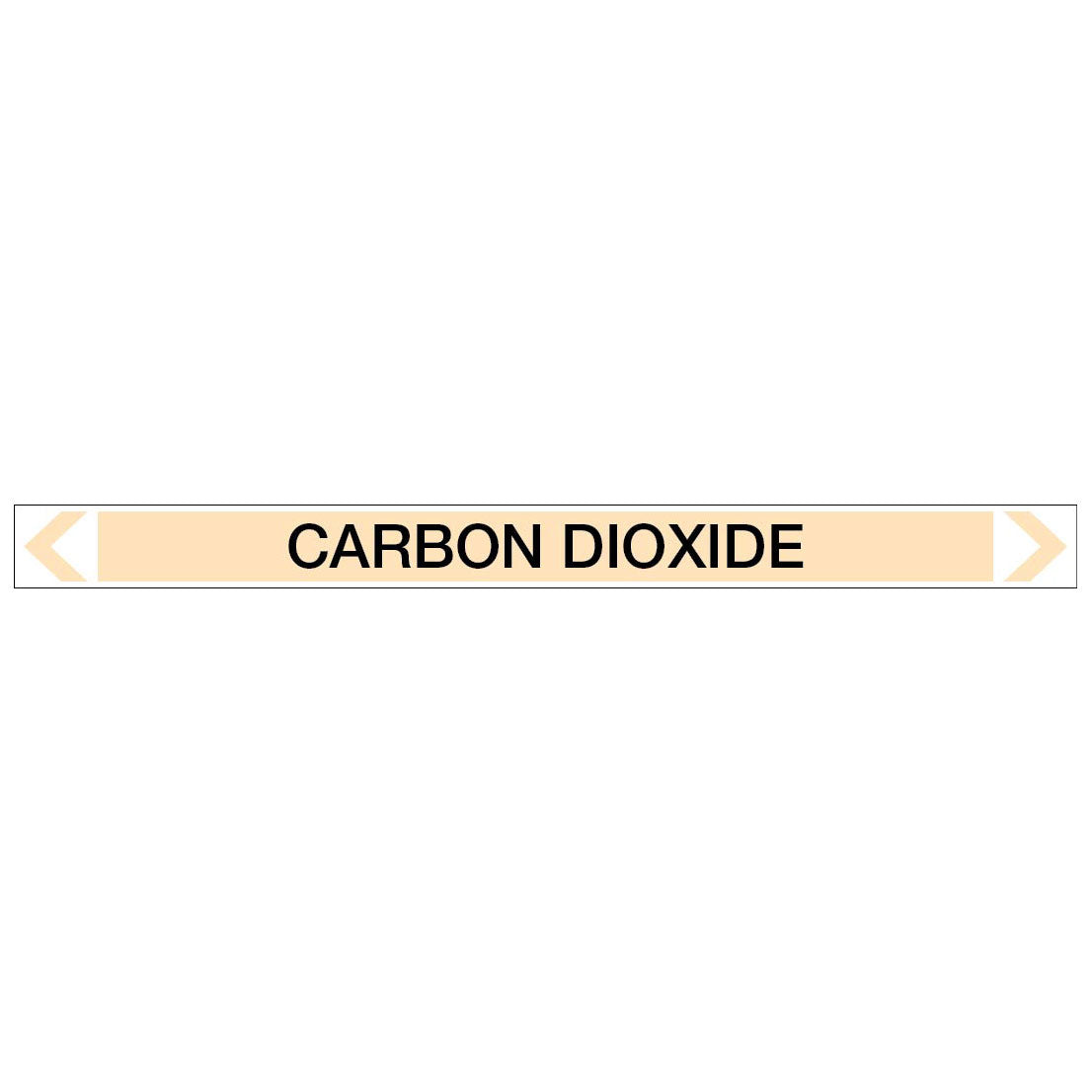 Gases - Carbon Dioxide - Pipe Marker Sticker