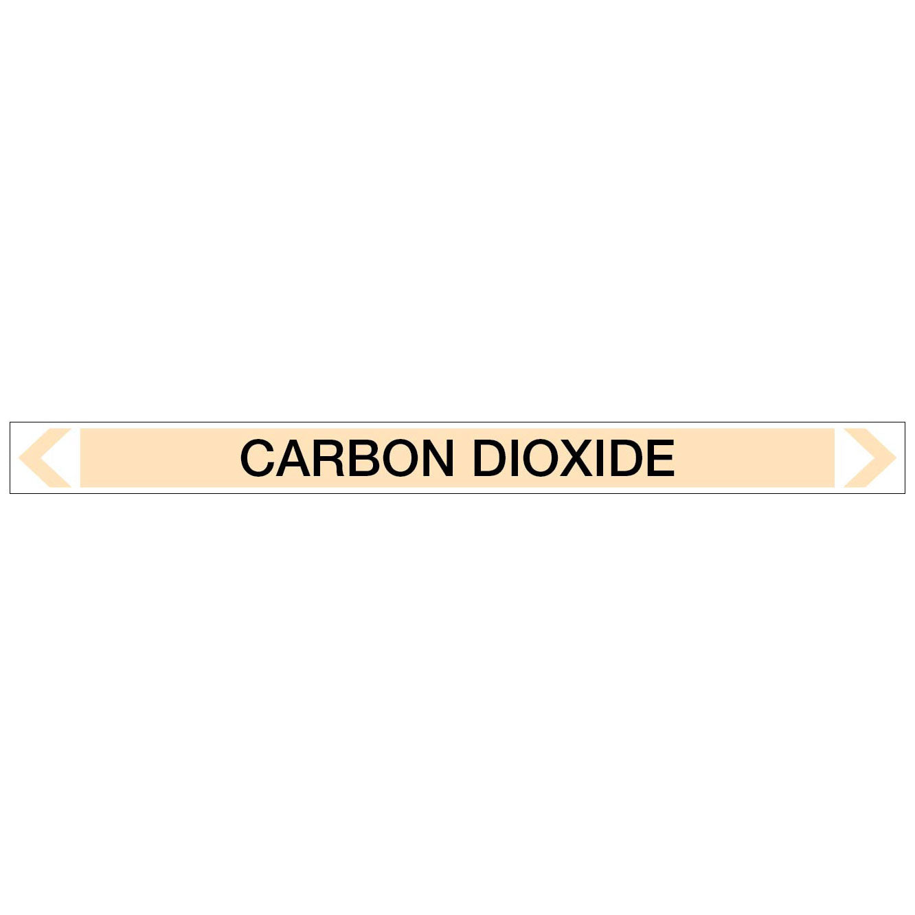 Gases - Carbon Dioxide - Pipe Marker Sticker