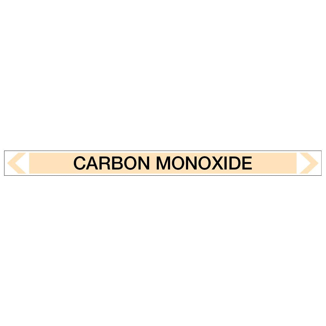 Gases - Carbon Monoxide - Pipe Marker Sticker