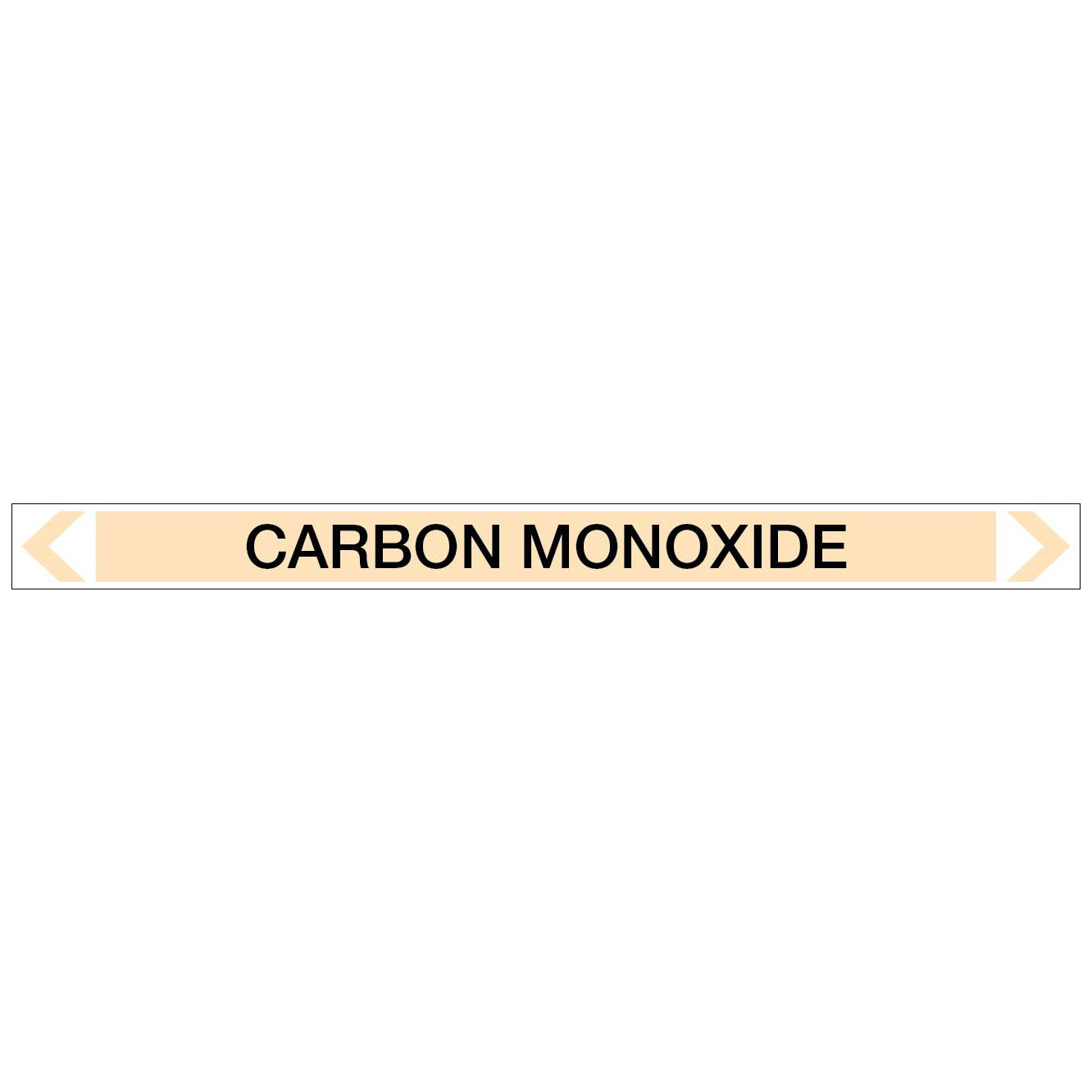 Gases - Carbon Monoxide - Pipe Marker Sticker