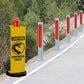 Caution Venomous Snake - Corflute Bollard Traffic Signs