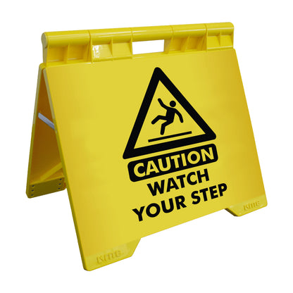 Caution Watch Your Step - Evarite A-Frame Sign