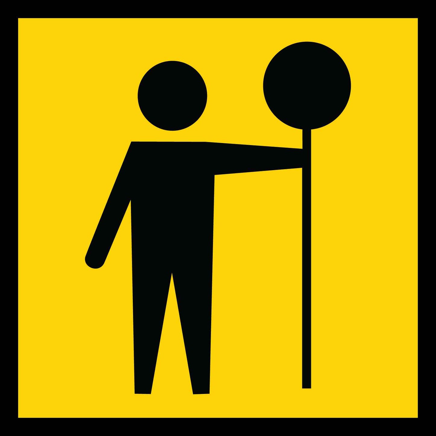 Caution Workmen Ahead Icon Multi Message Sign