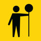 Caution Workmen Ahead Icon Multi Message Sign
