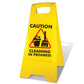 Yellow A-Frame - Caution Cleaning In Progress