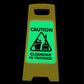 Glow In The Dark - Yellow A-Frame - Caution Cleaning In Progress