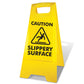 Yellow A-Frame - Caution Slippery Surface
