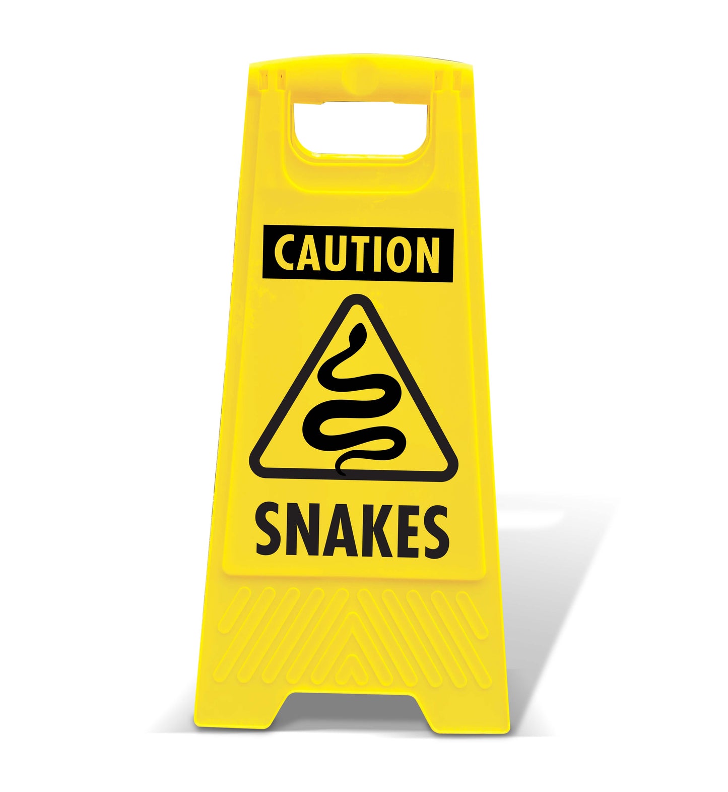 Yellow A-Frame - Caution Snakes