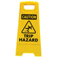 Yellow A-Frame - Caution Trip Hazard