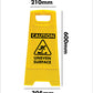 Yellow A-Frame - Caution Uneven Surface