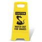 Yellow A-Frame - Caution Watch Out For Snakes