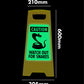 Glow In The Dark - Yellow A-Frame - Caution Watch Out For Snakes