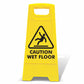 Yellow A-Frame - Caution Wet Floor Black